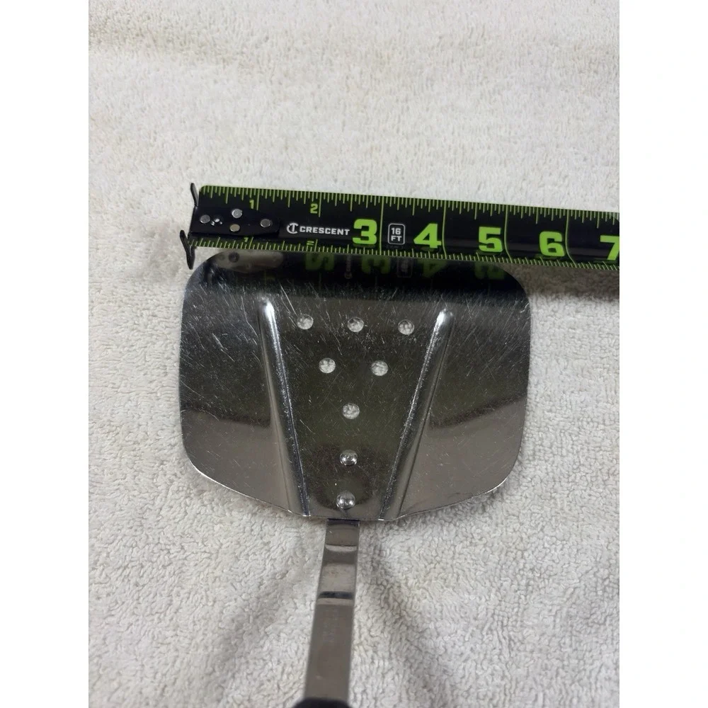 Wide USA Stainless Steel Metal Spatula With Heat Resistant Handle (267)